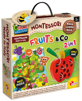 Montessori Baby Wood Fruits And Co