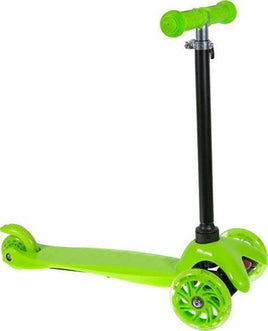 THREE WHEELED CHARACTER SCOOTER (GREEN, BLUE, PINK)